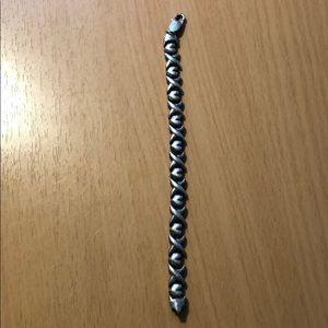 Silver bracelet- xo